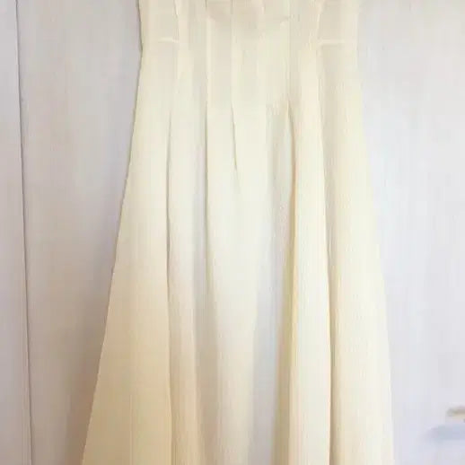 [BUNJANG] MOJO.S.PINE Ivory Sleeveless Chain Belt Long Dress / 모조에스핀 여성 아이보리 민소매 체인벨트 롱원피스