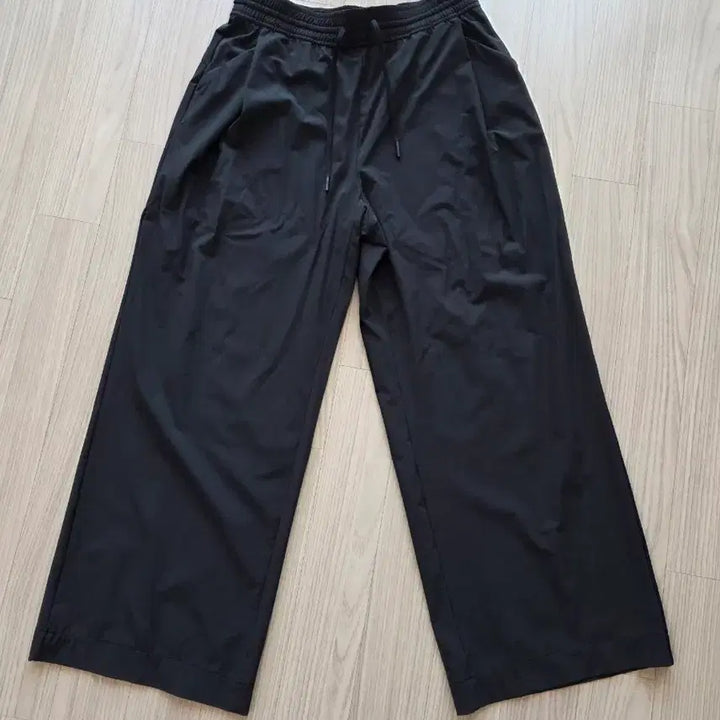 [BUNJANG] Andar AirStre Wide Pants Black XL / 안다르 에어스트 와이드 팬츠