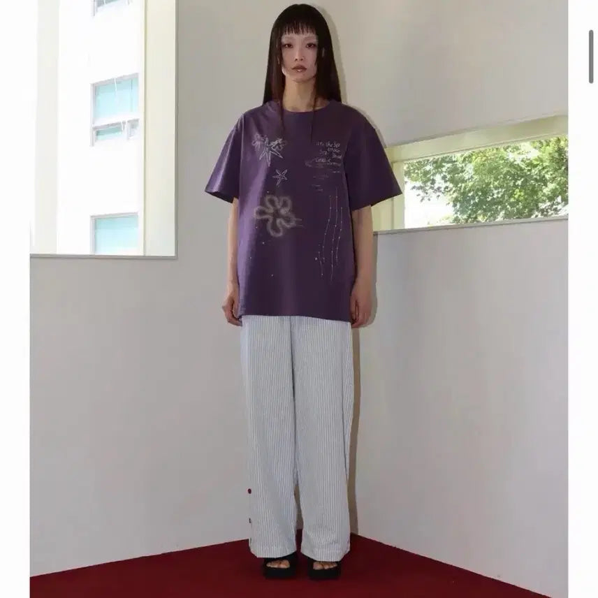 [BUNJANG] ONCE:K Seersucker Button Pants / 온스카 시어서커 버튼 팬츠