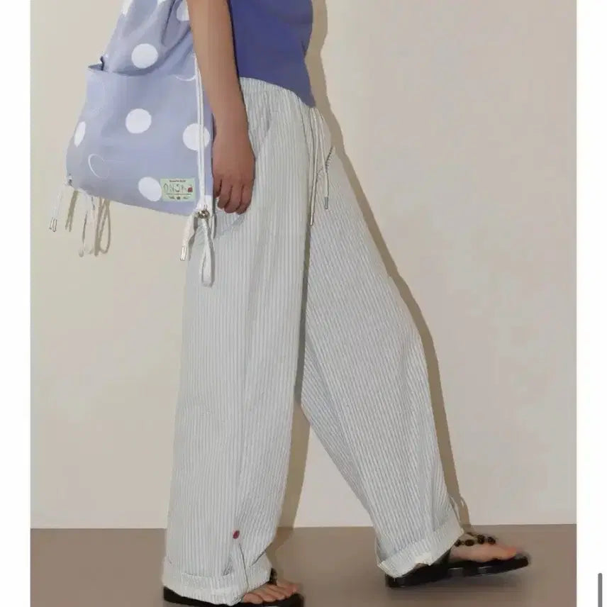 [BUNJANG] ONCE:K Seersucker Button Pants / 온스카 시어서커 버튼 팬츠