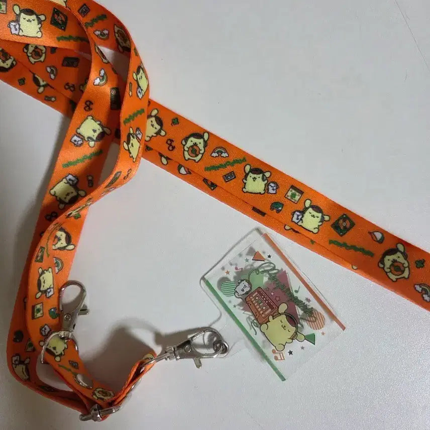 [BUNJANG] Sanrio Pompompurin Neck Strap / 산리오 폼폼푸린 넥스트랩