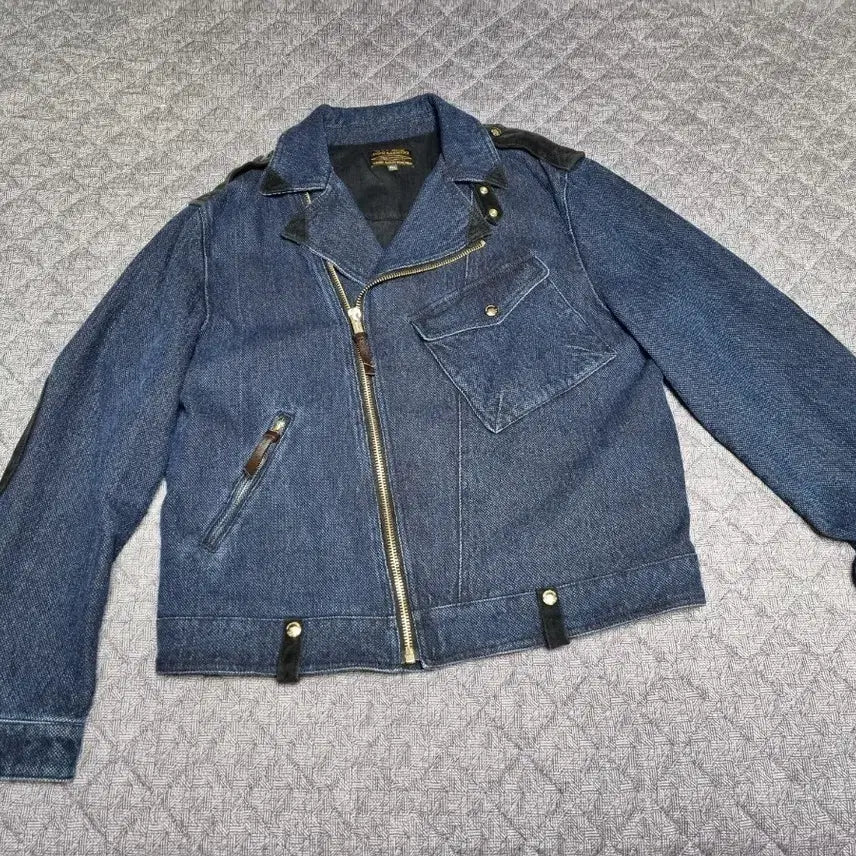 [BUNJANG] Cidu Sashiko Fabric Riding Jacket / Cidu 검도복 원단 라이딩자켓