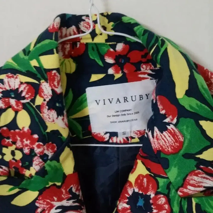 [BUNJANG] Viva Ruby Flower Jacket (S) / 비바루비 플라워 자켓 s