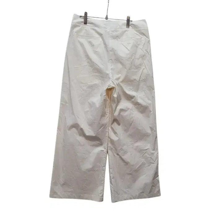 [BUNJANG] Cotton Blend Straight Fit Pants Beige Cream / 얇고 비치지 않는 면혼방 베이지크림컬러 일자핏 팬츠