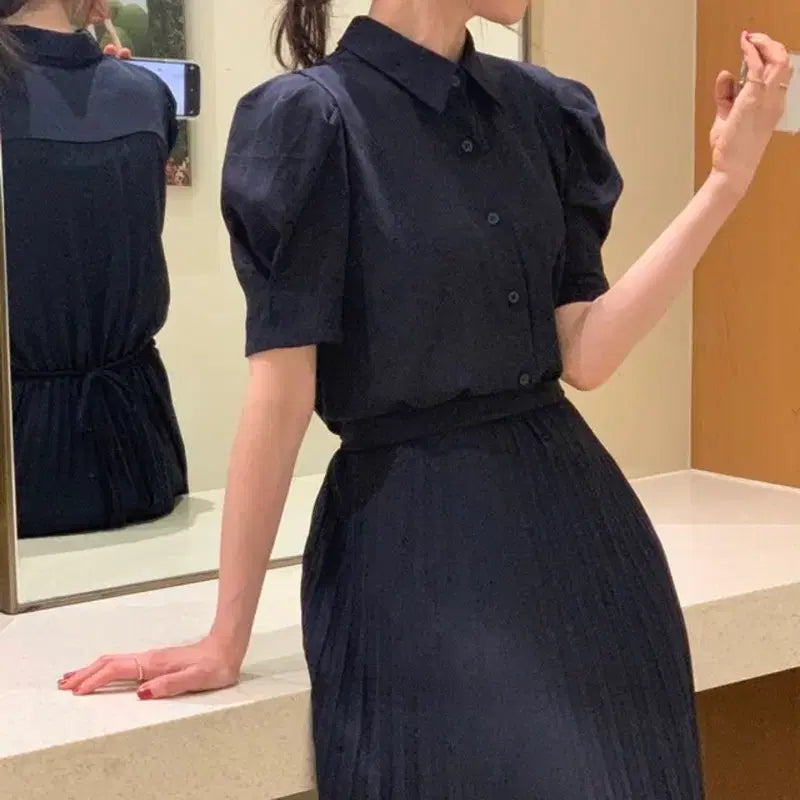 [BUNJANG] Merion Celine Pleated Dress / 메리온 셀린 플리츠 원피스