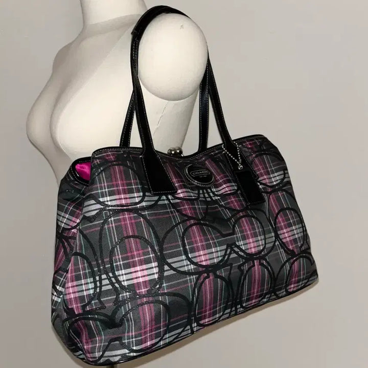 [BUNJANG] Coach 2000s Check Shoulder Bag / 2000ss Coach Check Shoulder bag