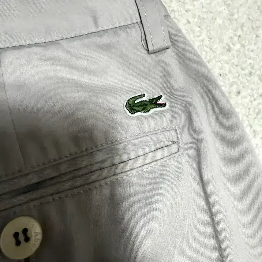 [BUNJANG] Lacoste Chino Pants Grey 86 / [33]라코스테 치노 팬츠 바지 그레이 lacoste 86