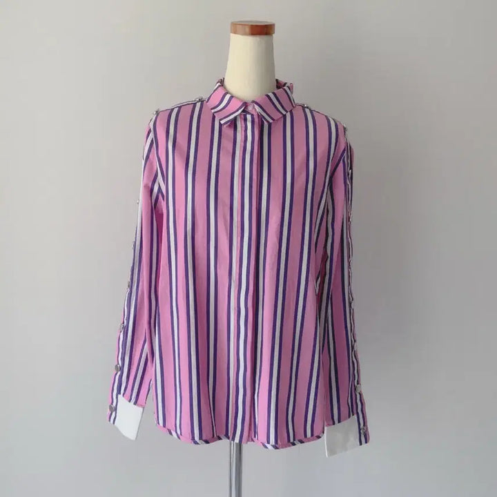 [BUNJANG] Maje Striped Blouse / maje 마쥬 스트라이프 블라우스