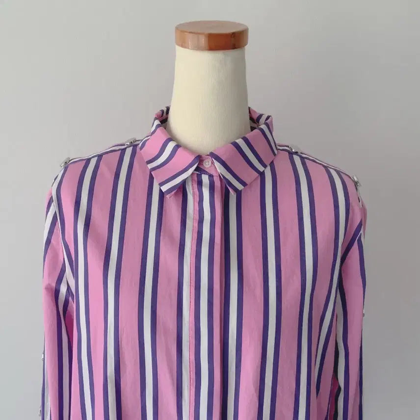 [BUNJANG] Maje Striped Blouse / maje 마쥬 스트라이프 블라우스