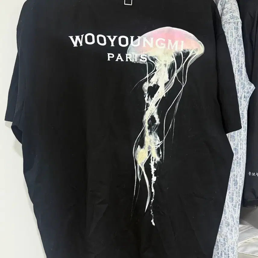 [BUNJANG] Wooyoungmi Jellyfish Short-Sleeve T-Shirt / 우영미 젤리피쉬 반팔티