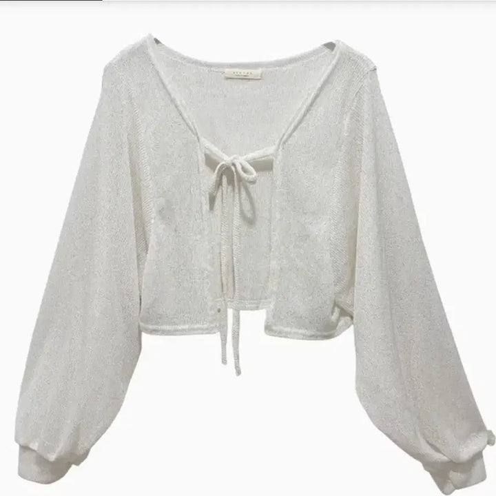[BUNJANG] Avely Bolero Cardigan Oatmeal / 새상품)에이블리 볼레로 가디건 오트밀