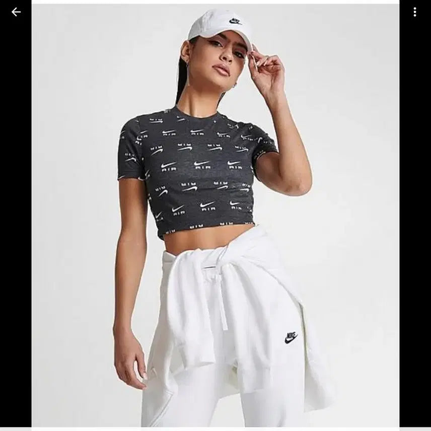 [BUNJANG] Nike Air Short Sleeve T-Shirt &amp; Leggings Set / 나이키 에어 반팔 티셔츠 + 레깅스