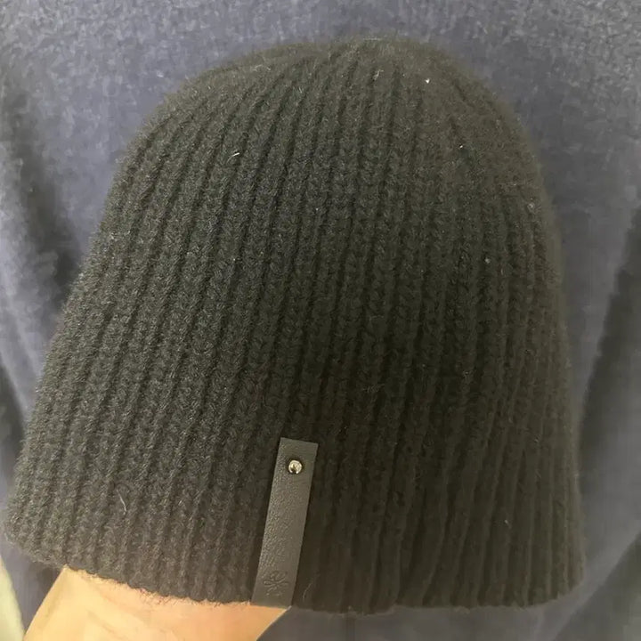 [BUNJANG] YOUTH Leather Beanie Black / 유스 레더 블랙 비니