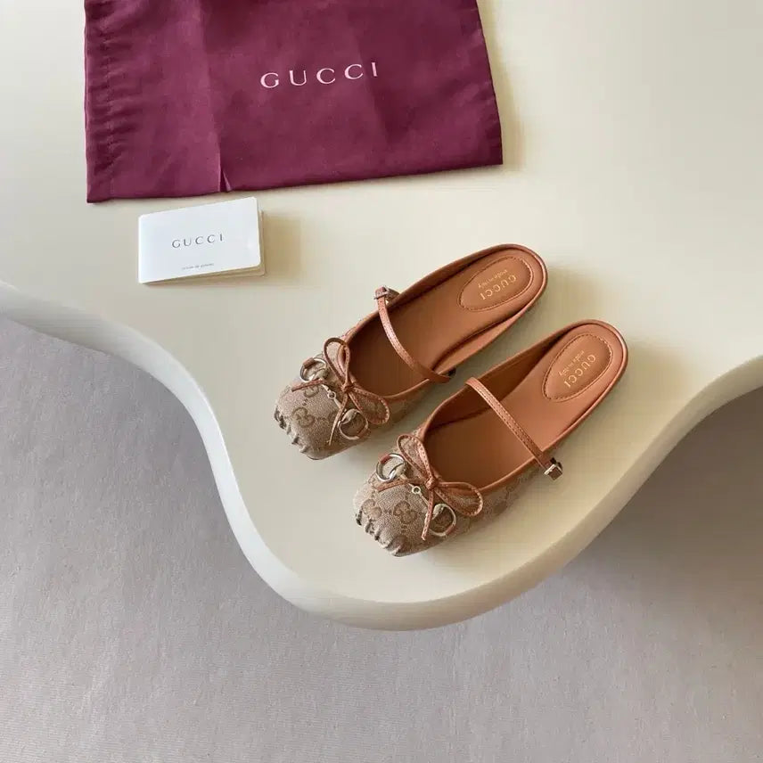 [BUNJANG] Gucci Horsebit Ballerina Flat Shoes / 구찌 홀스빗 발레리나 플랫 슈즈