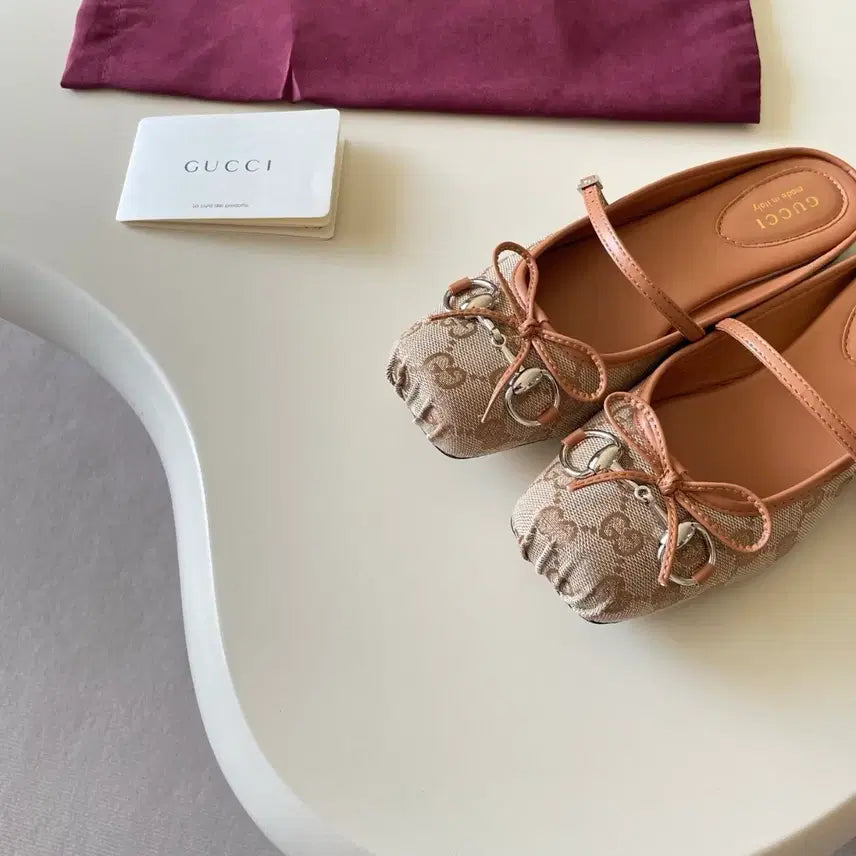 [BUNJANG] Gucci Horsebit Ballerina Flat Shoes / 구찌 홀스빗 발레리나 플랫 슈즈