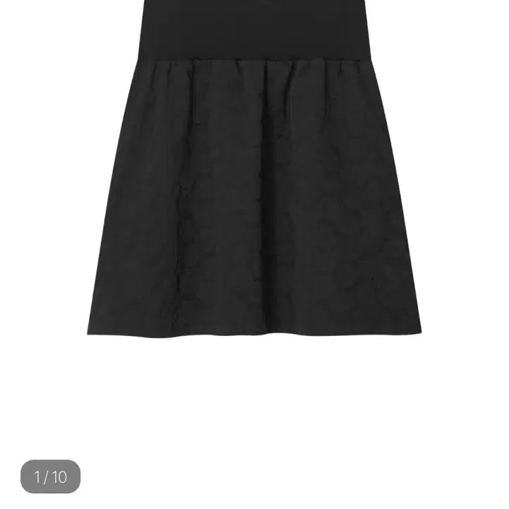 [BUNJANG] Amour Shy Banding Midi Skirt Jacquard Black / 아모르샤이 BANDING MIDI SKIRT JACQUARD BLACK