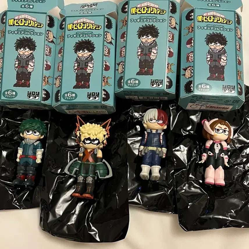 [BUNJANG] My Hero Academia Loft Jiroi Figure Set (Deku, Bakugo, Todoroki, Uraraka) / 히로아카 로프트 지로리 피규어 4종 일괄판매