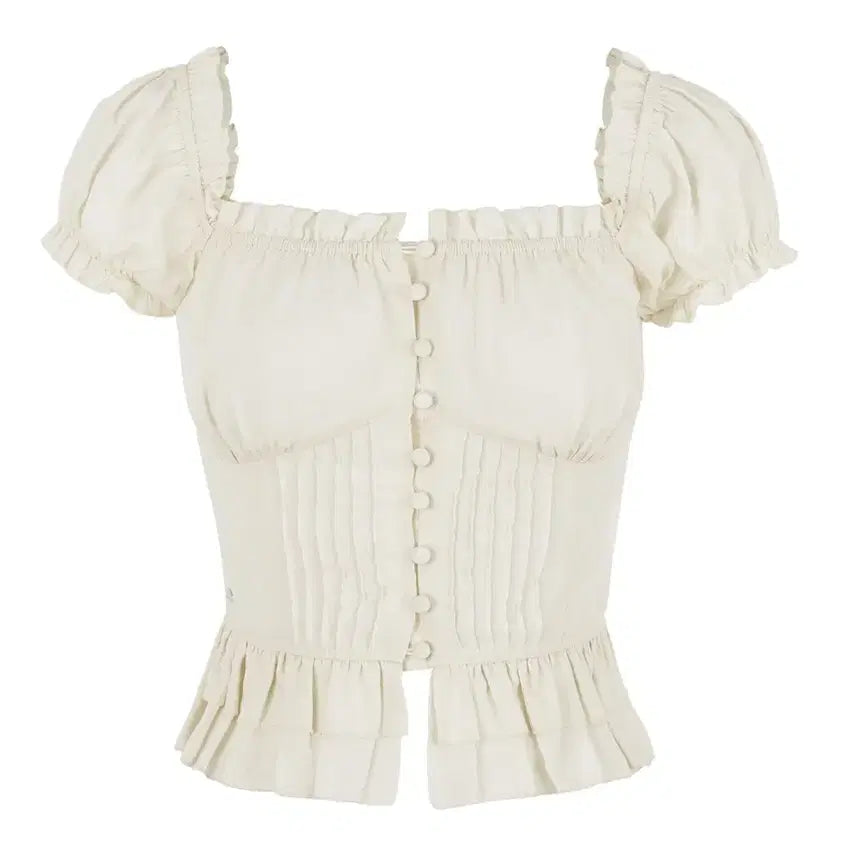 [BUNJANG] Faye Jade Julie Blouse Cream Ivory / 페일제이드 줄리 블라우스 크림아이보리