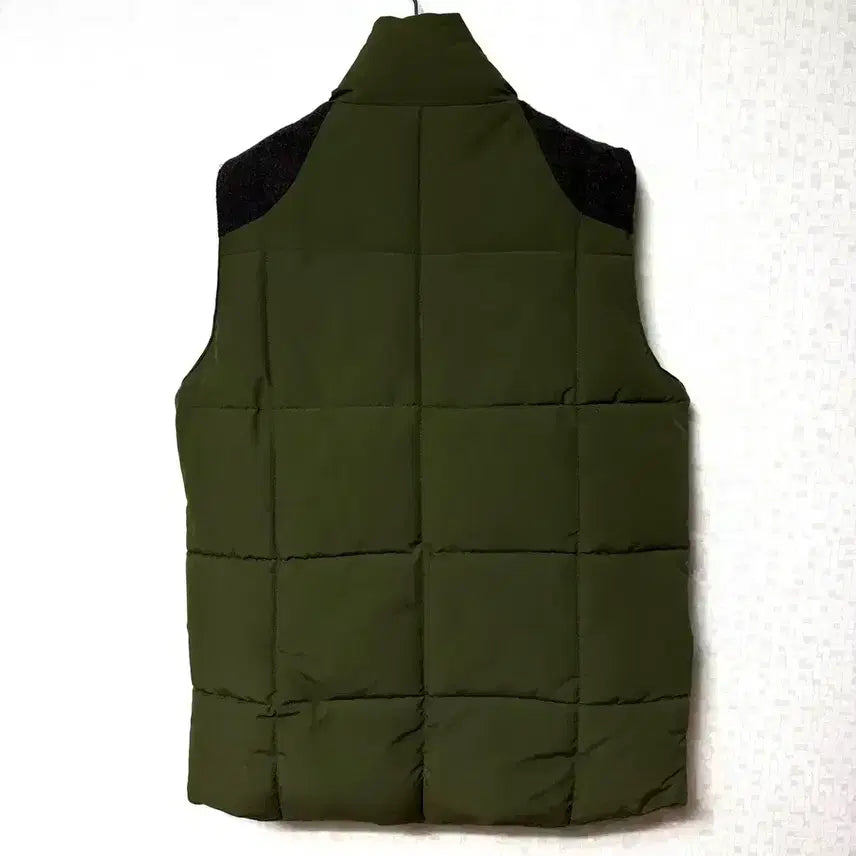 [BUNJANG] Kangol Khaki Padded Vest Jacket L / [L,100]캉골 조끼 패딩 베스트 자켓 카키