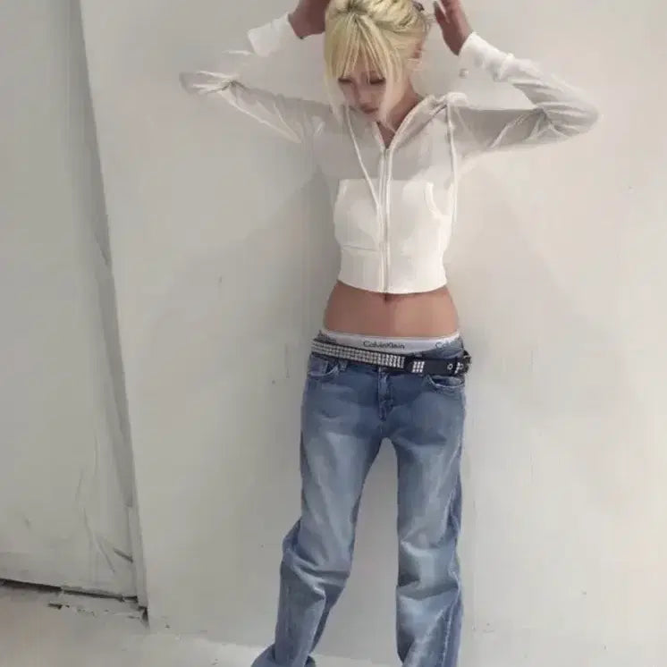 [BUNJANG] kyoiii Stacked Low Denim Pants / kyoiii 쿄이 STACKED LOW DENIM PT 로우라이즈청바지
