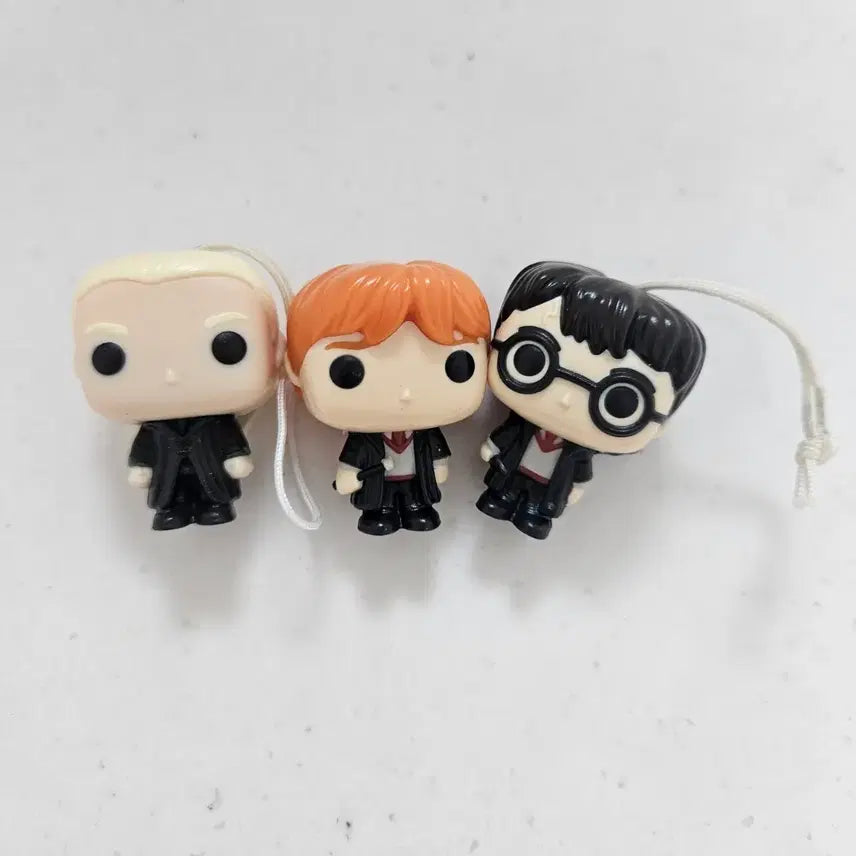 [BUNJANG] Harry Potter Malfoy Ron Harry Kinder Joy Keychain Gacha Figure Set / 해리포터 말포이 론 해리 킨더조이 키링 가챠 피규어
