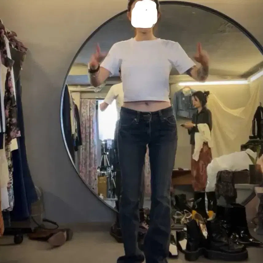 [BUNJANG] Mysterious Hotel Vintage Denim Pants / 미스테리어스호텔 빈티지 데님 팬츠
