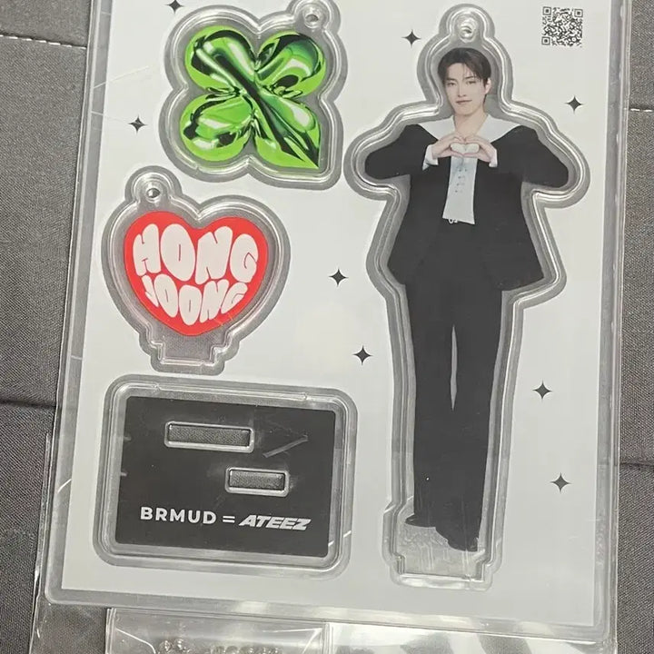 [BUNJANG] ATEEZ Hongjoong Nesipic Acrylic Keyring (Sealed) / 미개봉)에이티즈 홍중 네시픽 아크릴키링