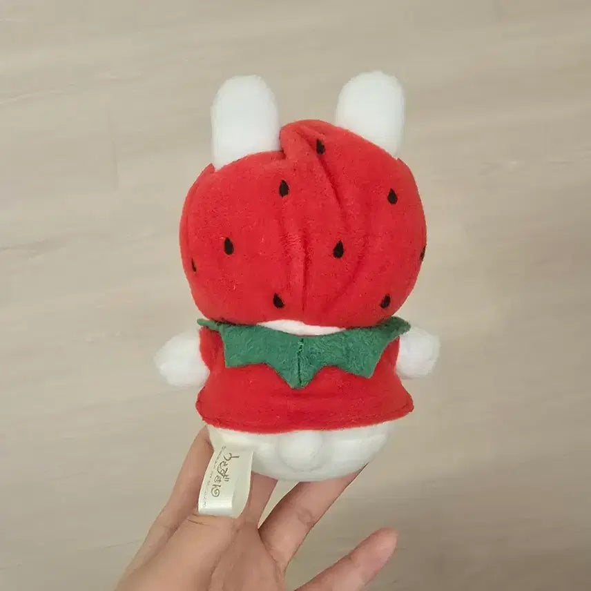 [BUNJANG] Amuse Usakids Strawberry Classic Vintage Rabbit Plush Doll (14cm) / 5월까지 판매) 어뮤즈 우사즈킨 딸기 고전 빈티지 토끼 인형