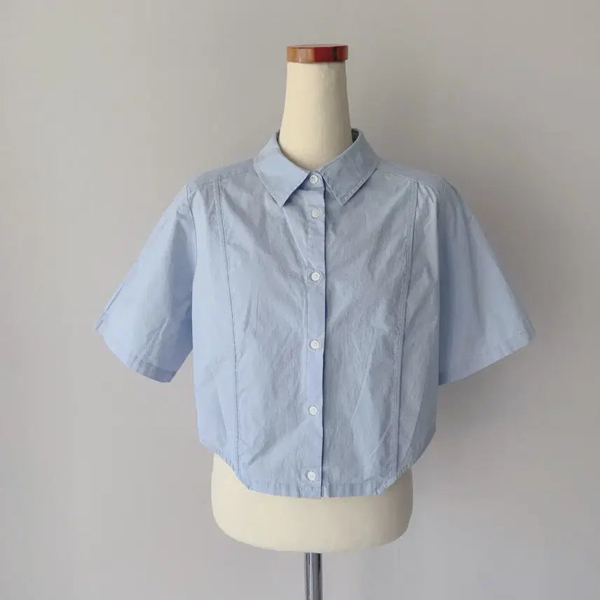 [BUNJANG] Ray BEAMS Light Blue Shirt / Ray BEAMS 하늘색 셔츠 55