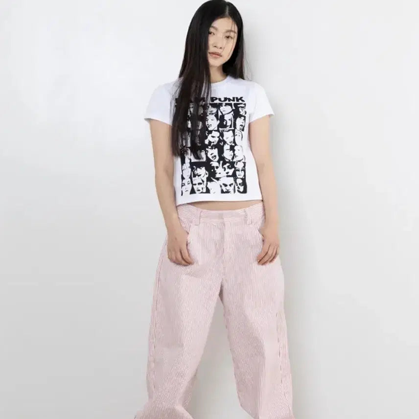 [BUNJANG] WEBHOUSEIM Punk Angel T-Shirt - White / 웹하우스아이엠 펑크 엔젤 티 - 화이트