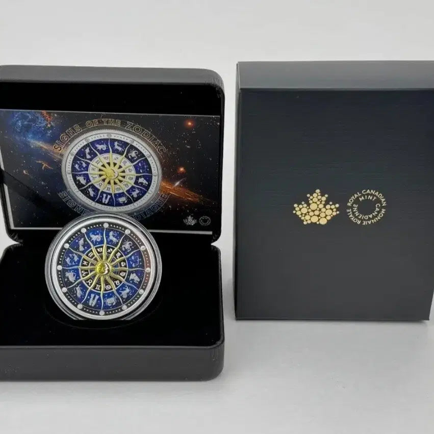 [BUNJANG] Canada 12 Zodiac Constellations Silver Coin (2 Troy Ounce, 0.9999 Fine Silver) / 12궁 별자리 기념 주화 실버 코인