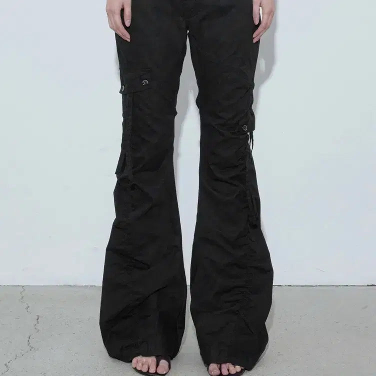 [BUNJANG] Bohemian Seoul Washed Shirring Cargo Pants M / 보헤미안서울 보헴서 워시드 셔링 카고팬츠 2 M
