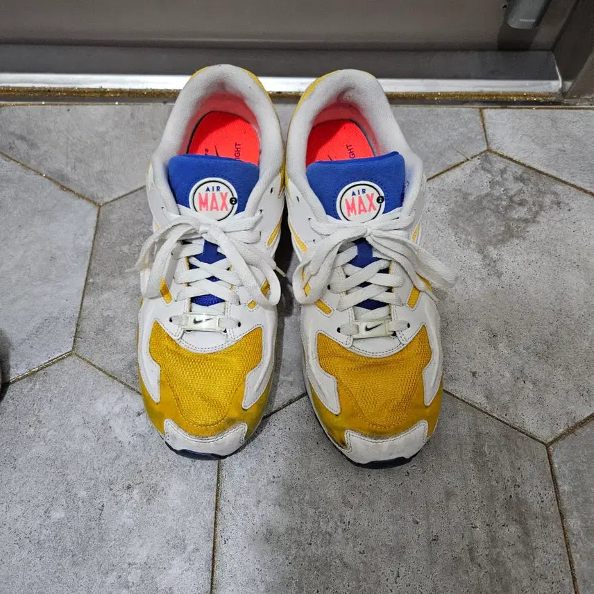 [BUNJANG] Nike Air Max 2 Light University Gold Custom Sneakers / [275] 나이키 에어맥스2 라이트 유니버시티 골드