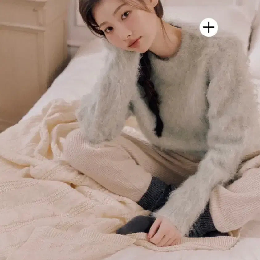 [BUNJANG] Rockfish Weatherwear Shaggy Knit / 락피쉬웨더웨어 쉐기 니트