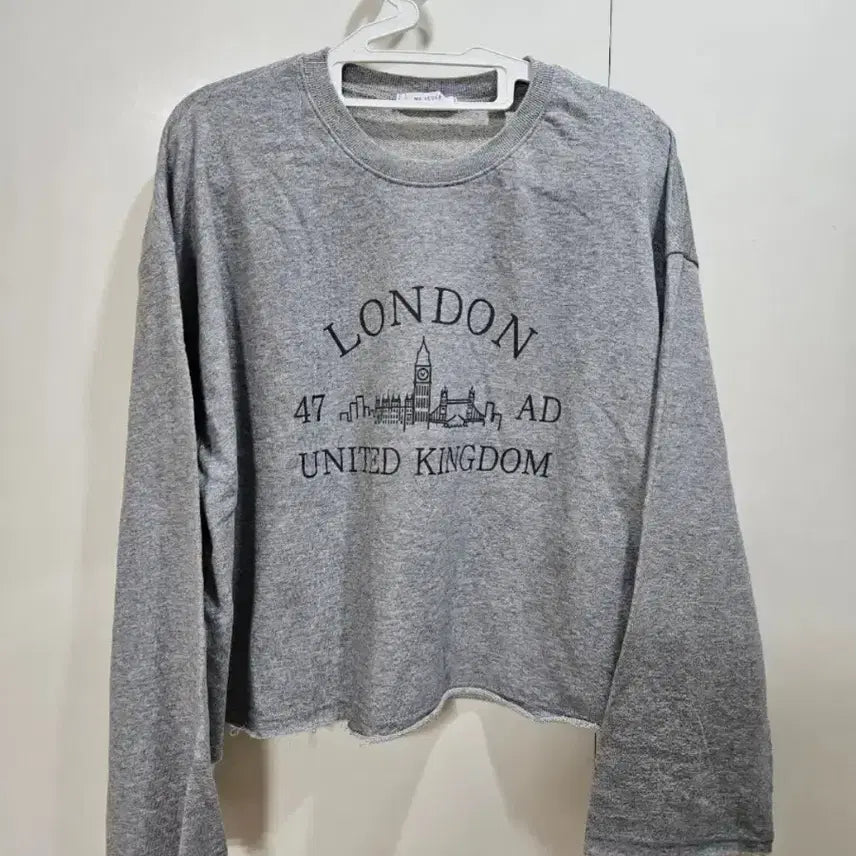 [BUNJANG] London Printing Sweatshirt / 런던 프린팅 아이보리 /브라운/그레이 맨투맨