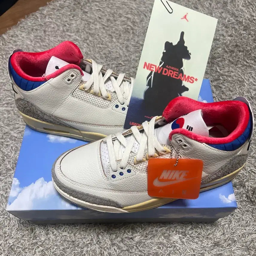 [BUNJANG] Nike Jordan 3 Retro Seoul 2.0 (New) / 나이키 조던3 레트로 서울 2.0 270(새상품)