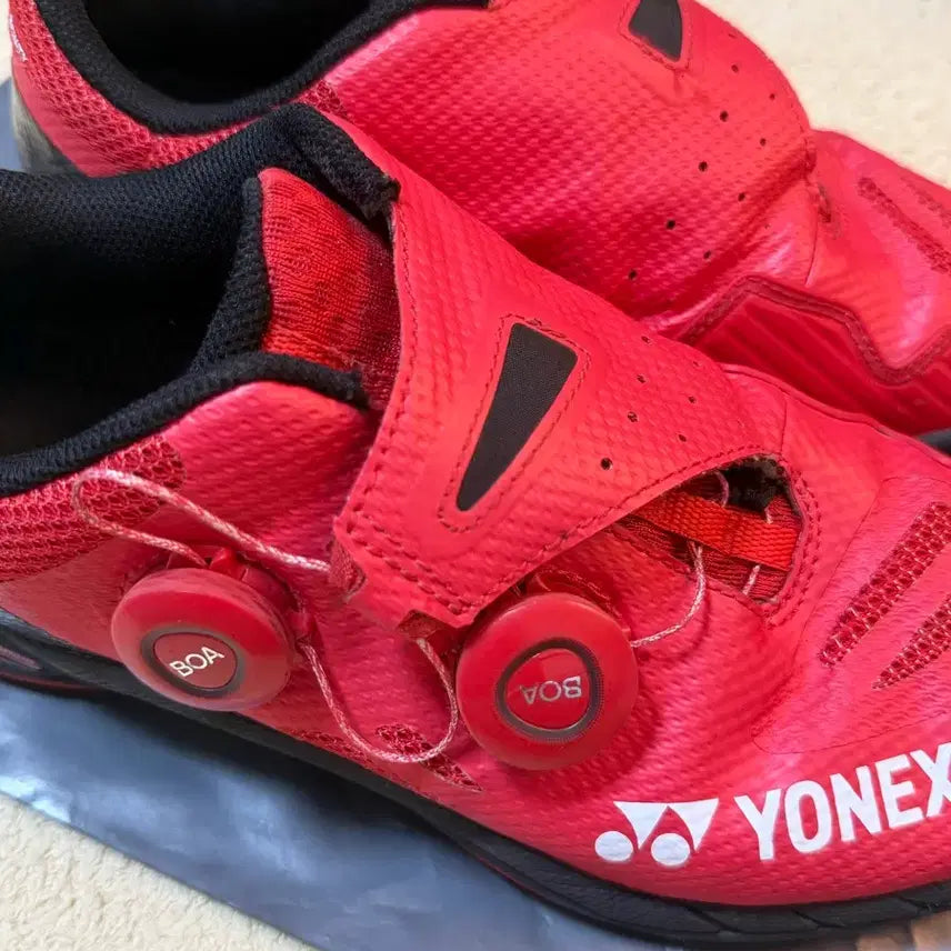 [BUNJANG] Yonex BOA Dial Badminton Shoes Red / 요넥스 BOA 다이얼 배드민턴화 레드