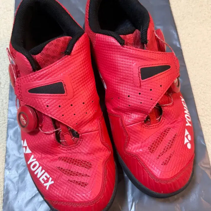 [BUNJANG] Yonex BOA Dial Badminton Shoes Red / 요넥스 BOA 다이얼 배드민턴화 레드