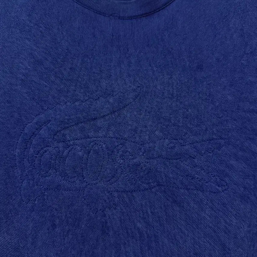 [BUNJANG] Lacoste Big Logo Short Sleeve T-Shirt Blue M / [M,95]라코스테 빅로고 반팔티 블루 lacoste