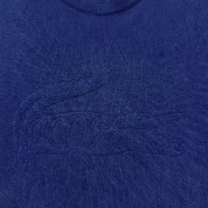 [BUNJANG] Lacoste Big Logo Short Sleeve T-Shirt Blue M / [M,95]라코스테 빅로고 반팔티 블루 lacoste
