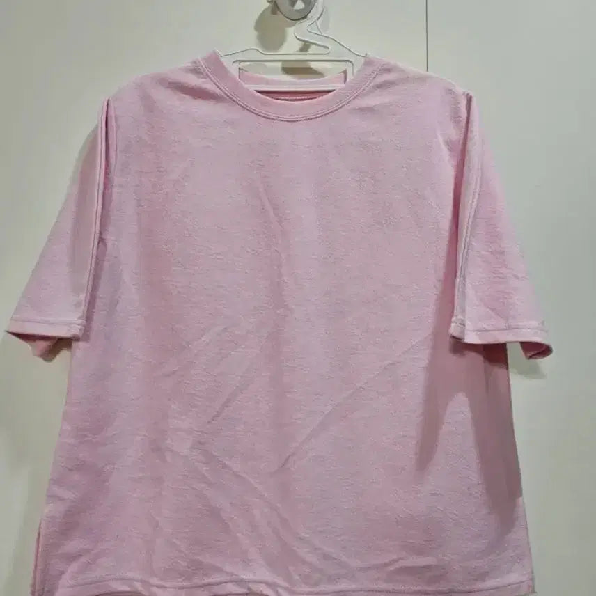 [BUNJANG] Pink Short-Sleeve T-Shirt / 핑크색 반팔 티셔츠