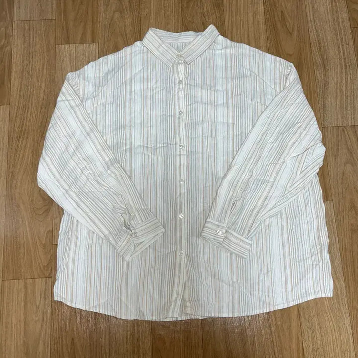 [BUNJANG] 66Girls Vertical Oversized Fit Shirt / 육육걸즈 버티컬 오버핏 셔츠