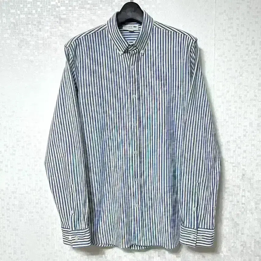 [BUNJANG] Lacoste Striped Shirt / [S,90]라코스테 스트라이프 셔츠 남방 lacoste