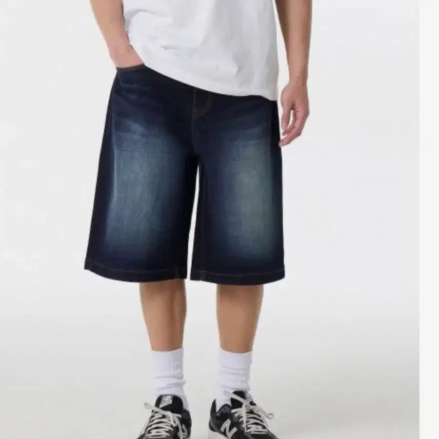 [BUNJANG] Musinsa Standard Big Brush Bermuda Denim Pants / 새상품)무신사 스탠다드 빅 브러쉬 버뮤다 데님 팬츠