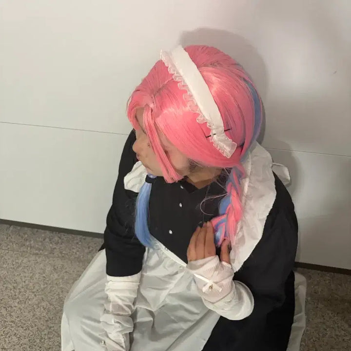 [BUNJANG] A-Stage Cafe Maid Full Set Cosplay Costume / 에이스테 미지 카페메이드 풀셋