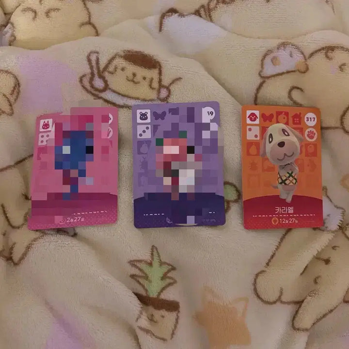[BUNJANG] Animal Crossing Amiibo Cards (Caramel/Apple/Bunny) Korean Version / 동물의 숲 아미보 카드 (카라멜/애플/부케) 정품 한글판