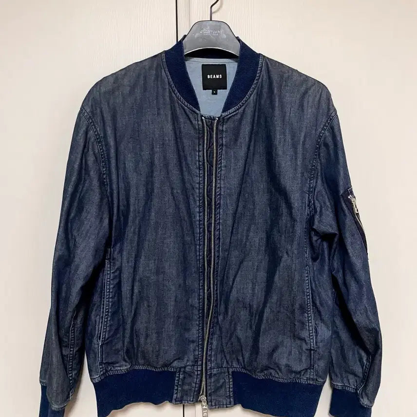 [BUNJANG] Beams Denim Blouson Jacket / 빔즈 데님 블루종 자켓