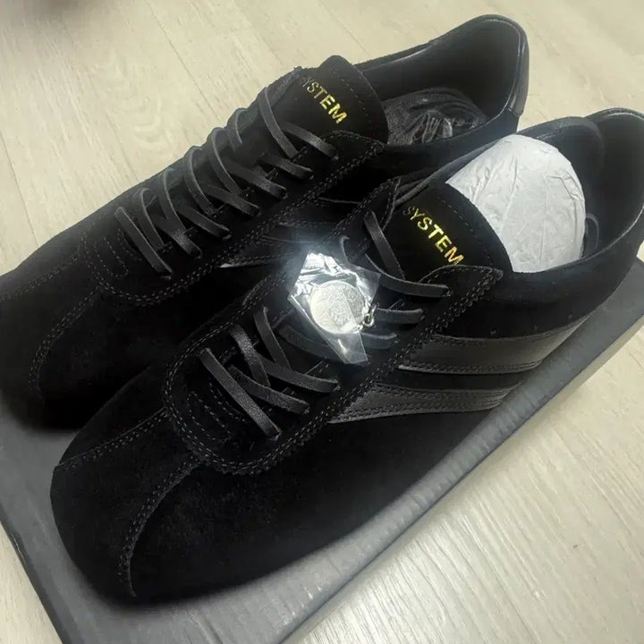 [BUNJANG] System Homme 25F/W Black Suede Sneakers / SYSTEM 25F/W 시스템옴므 블랙 스웨이드 스니커즈