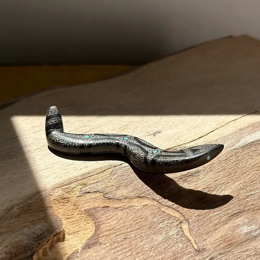 [BUNJANG] Zuni Russell Shack Snake Marble Object / 네이티브아메리칸 Zuni Russell Shack 스네이크 대리석 오브제