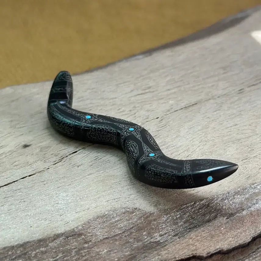 [BUNJANG] Zuni Russell Shack Snake Marble Object / 네이티브아메리칸 Zuni Russell Shack 스네이크 대리석 오브제